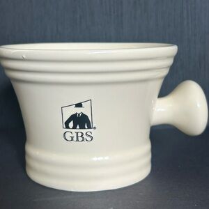 Gianni Bini Cream Shaving Mug